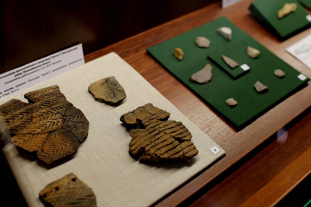 Открытие археологической выставки